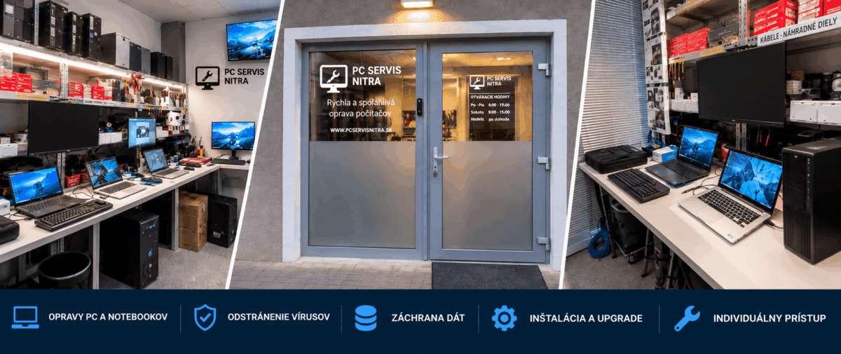 PC servis Nitra – prevádzkareň Ivanka pri Nitre 